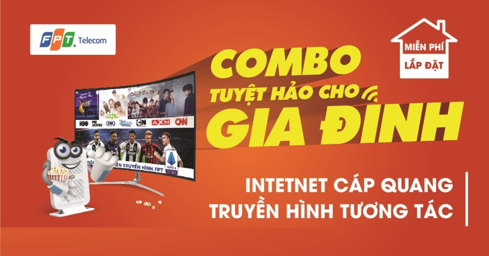 gói cước Combo: Internet FPT + Truyền hình FPT giá rẻ tại TPHCM